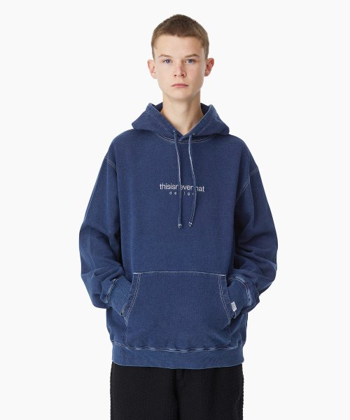 thisisneverthat Indigo Dyed Hoodie 2 color