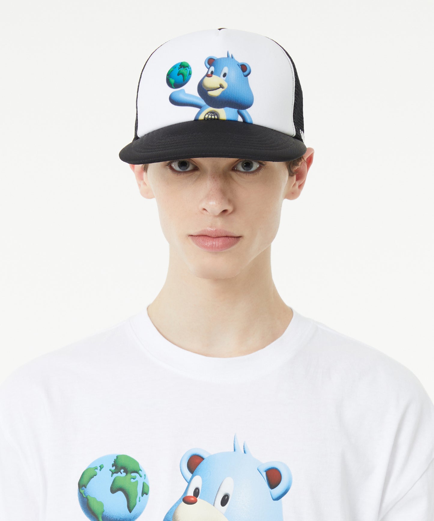 [LMC.] 3D BEAR MESH CAP (2 color)