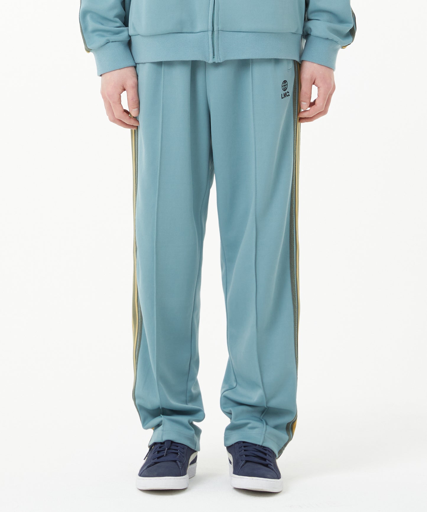 [LMC.] SIDE STRIPED JERSEY TRACK PANTS (2 color)