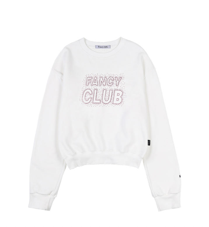 [𝐅𝐚𝐧𝐜𝐲 𝐜𝐥𝐮𝐛©]  D.EST CROP SWEATSHIRT (2 color)