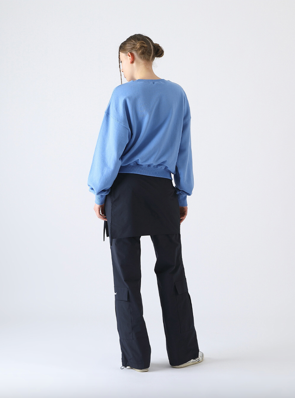 [BadBlue®] Ribbon Crop Sweatshirt (2 color)