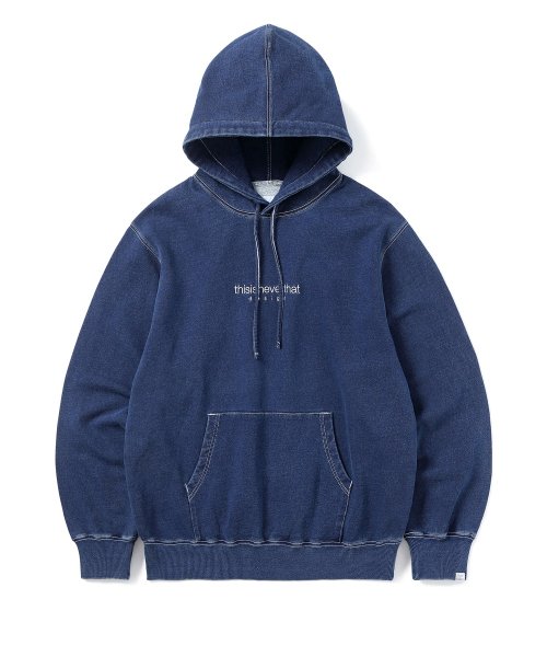 [thisisneverthat®] Indigo Dyed Hoodie (2 color)