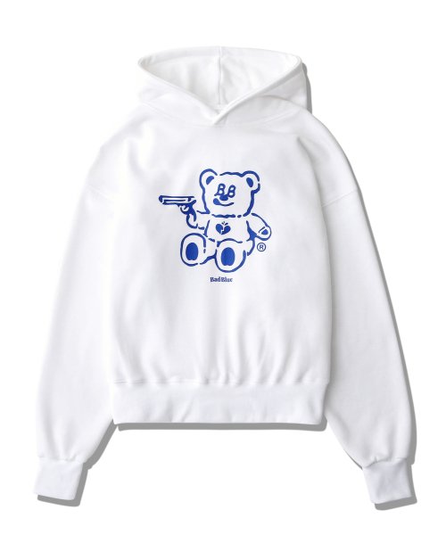 [BadBlue®] BadBear Crop Hoodie