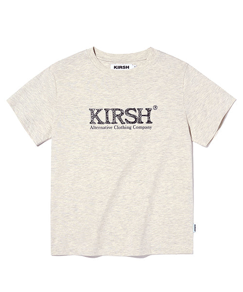 [KIRSH®] UNI HAND DRAWING LOGO WORDING T-SHIRT (2 color)