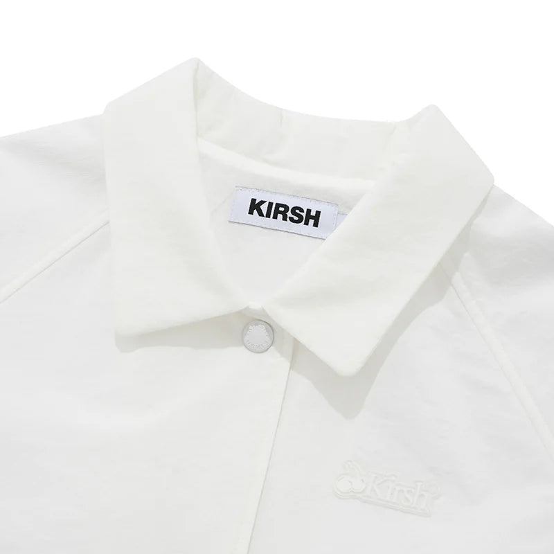 [KIRSH®] CHERRY SEMI CROP WOVEN JACKET (2 color)