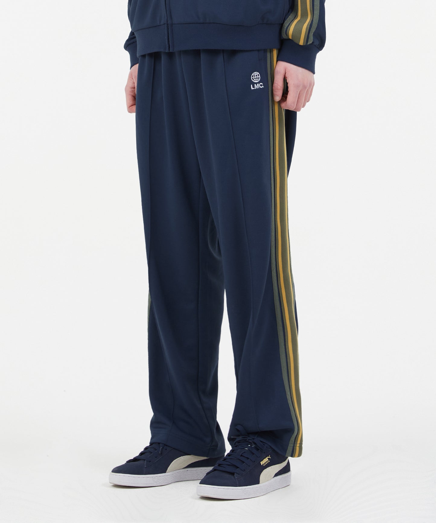 [LMC.] SIDE STRIPED JERSEY TRACK PANTS (2 color)