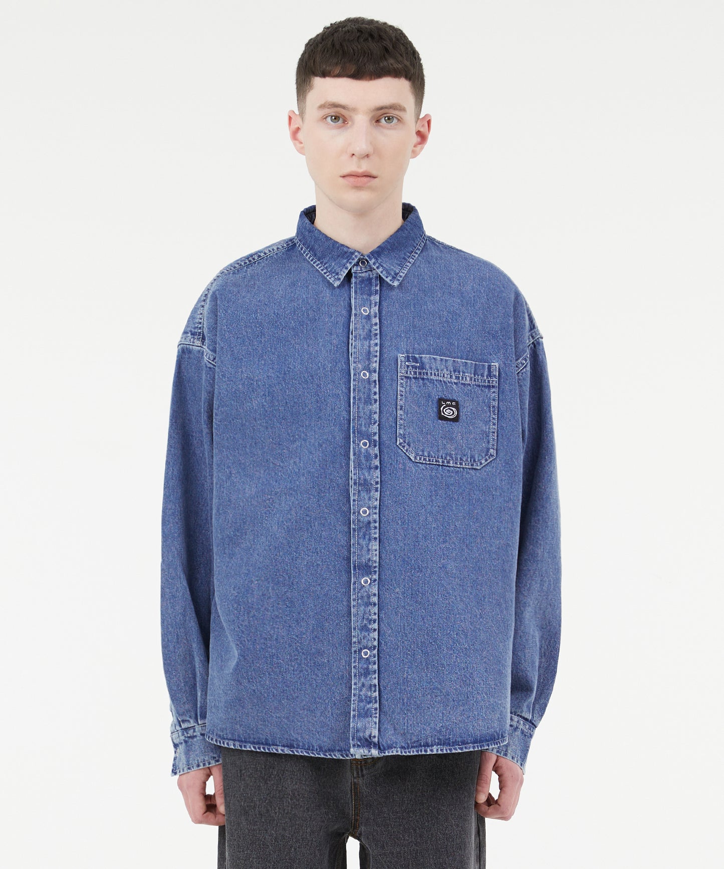 [LMC.] OVERSIZED DENIM SHIRT