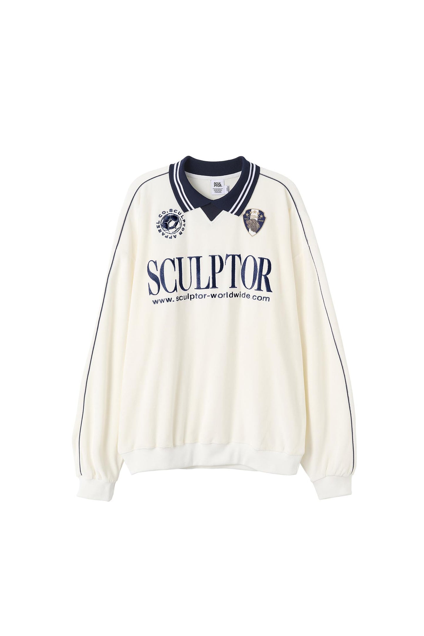 [SCULPTOR®] Velour Soccer Jersey (2 color)