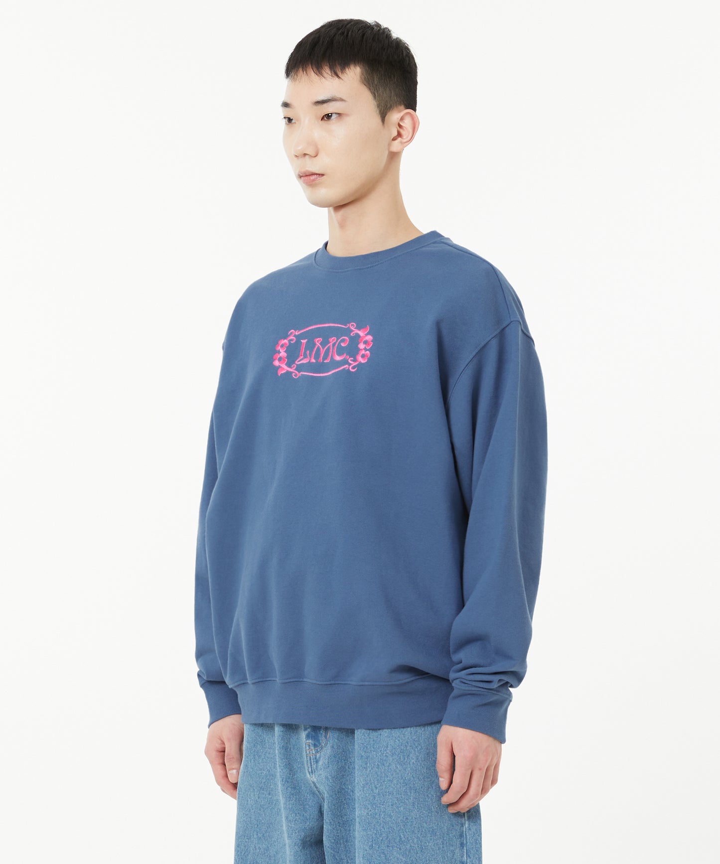 [LMC.] FLOWER OVAL SWEATSHIRT (2 color)