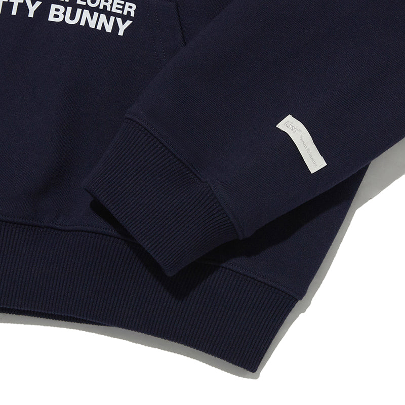 [KIRSH®] WITTY BUNNY PLANET EXPLORER CROP HOODIE (3 color)