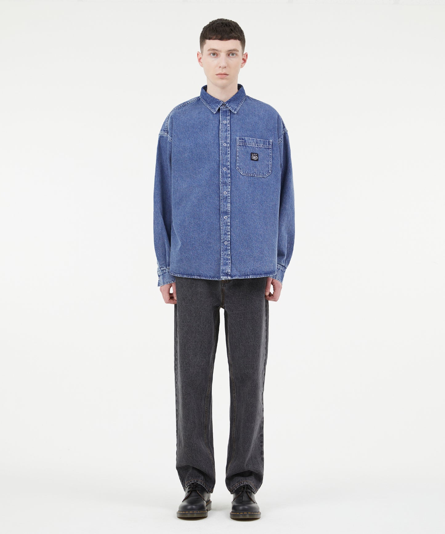 [LMC.] OVERSIZED DENIM SHIRT