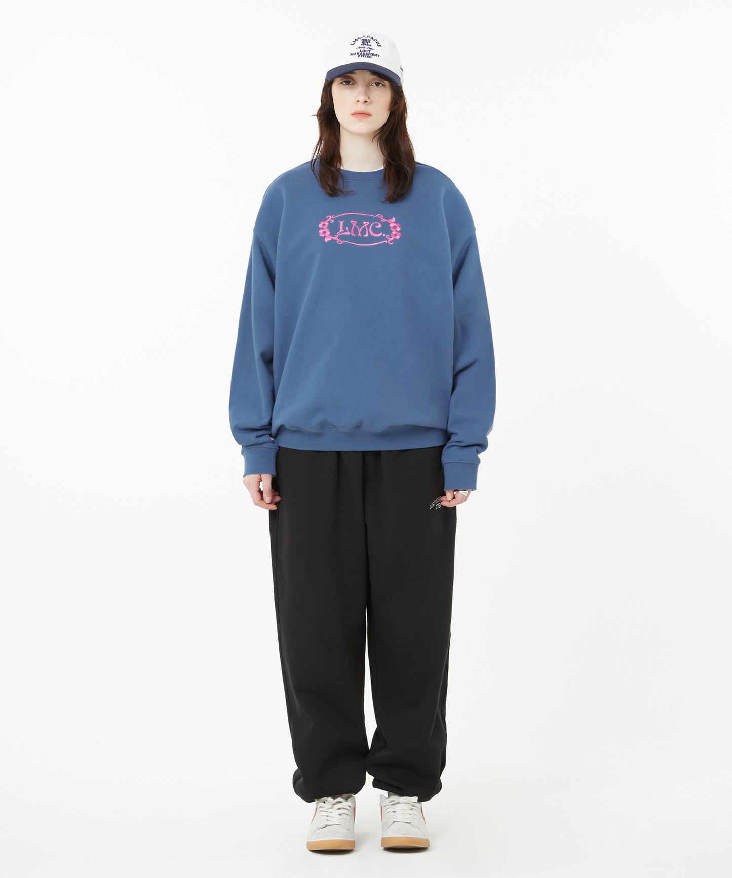 [LMC.] FLOWER OVAL SWEATSHIRT (2 color)