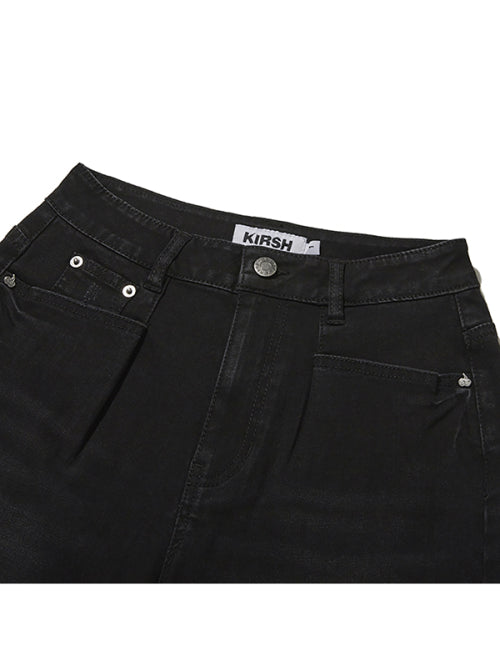 [KIRSH®] CHERRY DENIM PINTUCK SHORT PANTS (3 color)