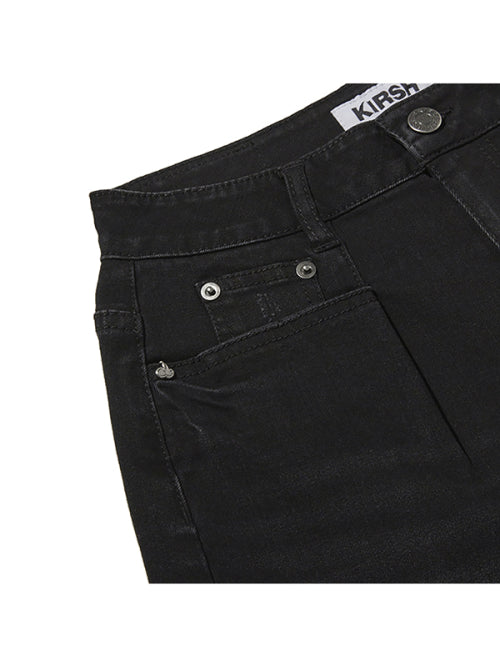 [KIRSH®] CHERRY DENIM PINTUCK SHORT PANTS (3 color)