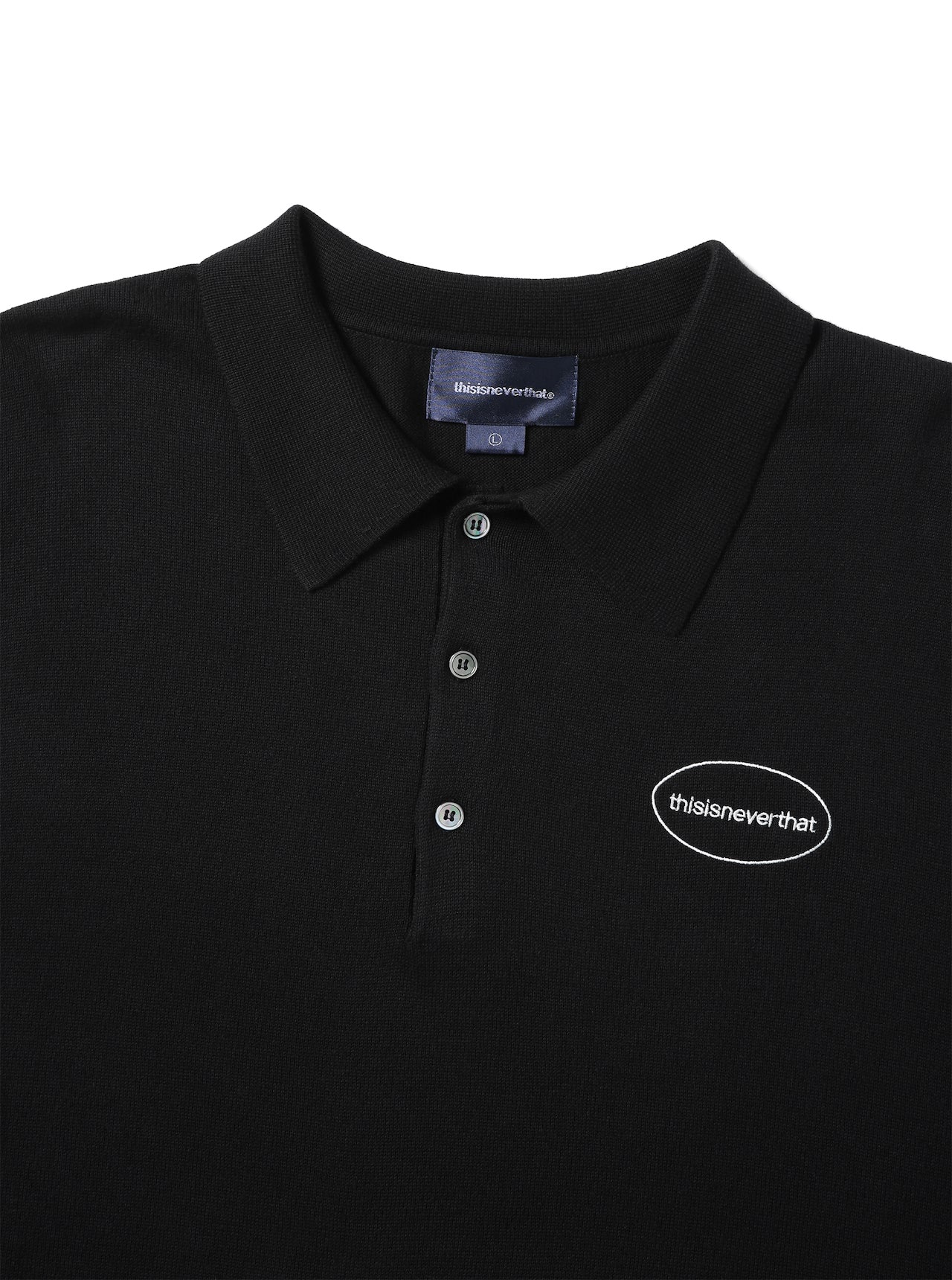 [thisisneverthat®] E/T-Logo Knit Polo (2 color)