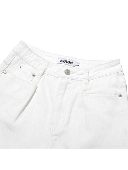 [KIRSH®] CHERRY DENIM PINTUCK SHORT PANTS (3 color)