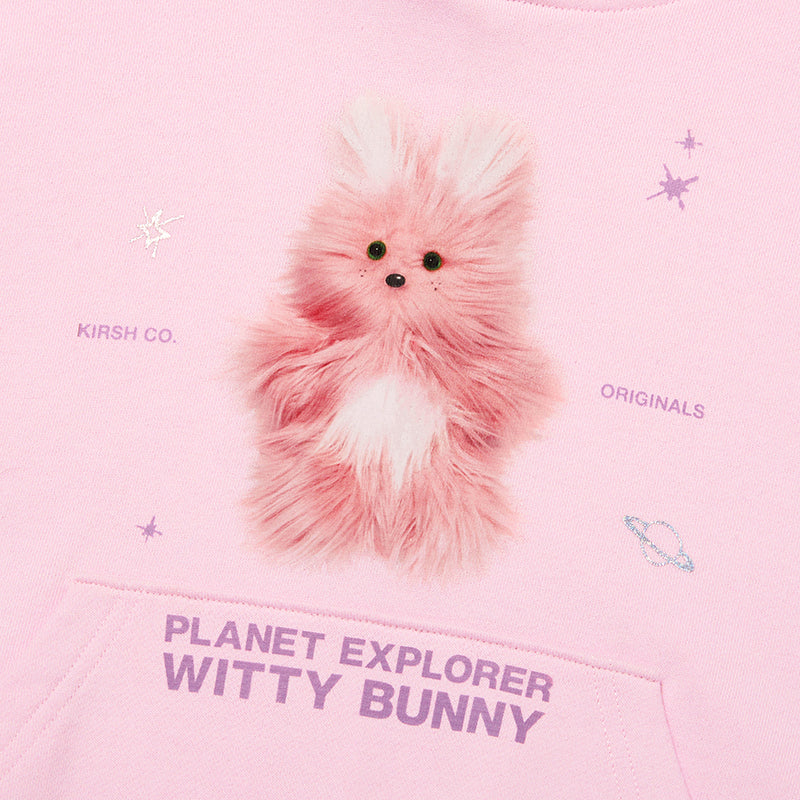 [KIRSH®] WITTY BUNNY PLANET EXPLORER CROP HOODIE (3 color)