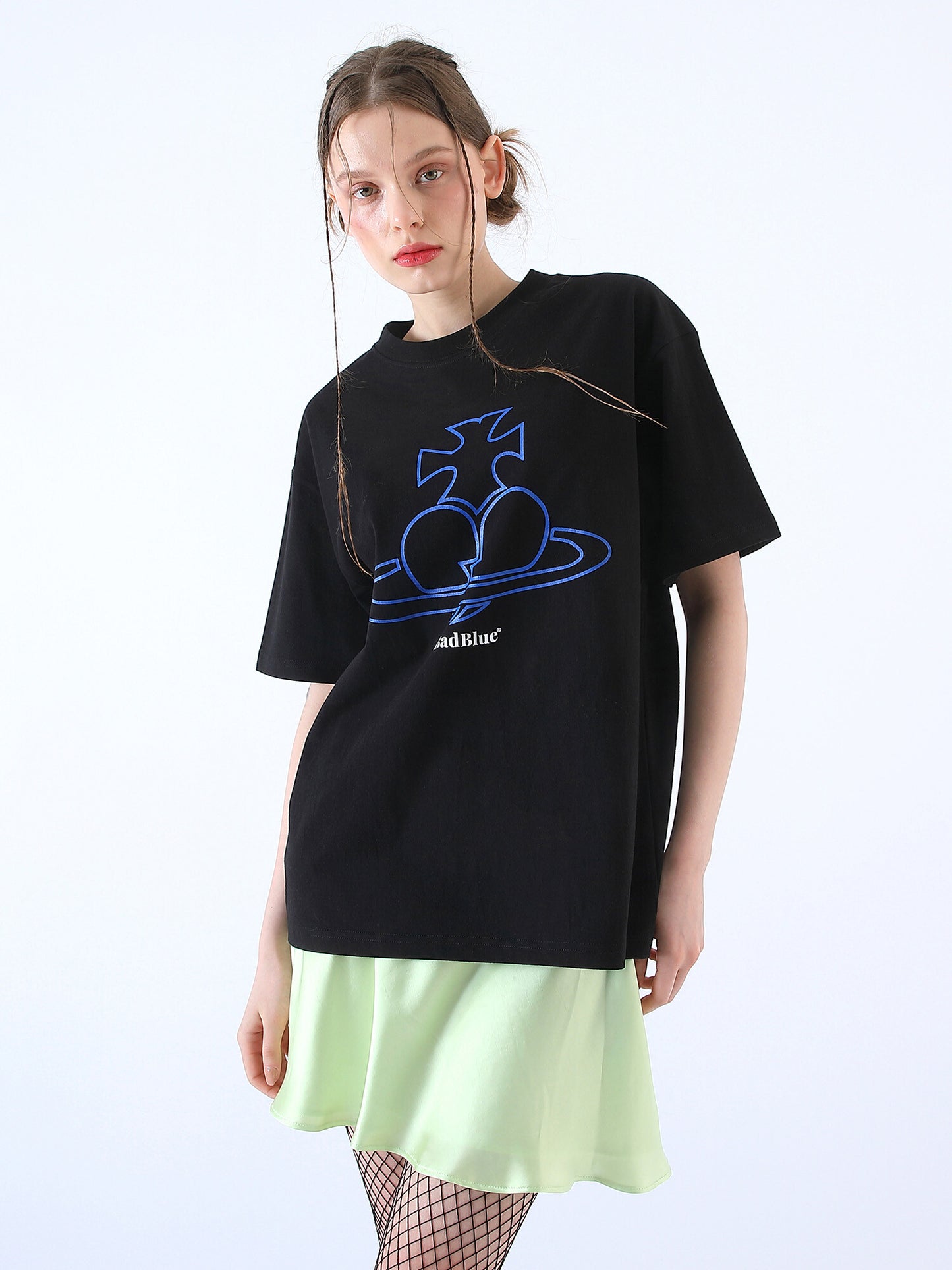 [BadBlue®] Broken Heart T-Shirt Black