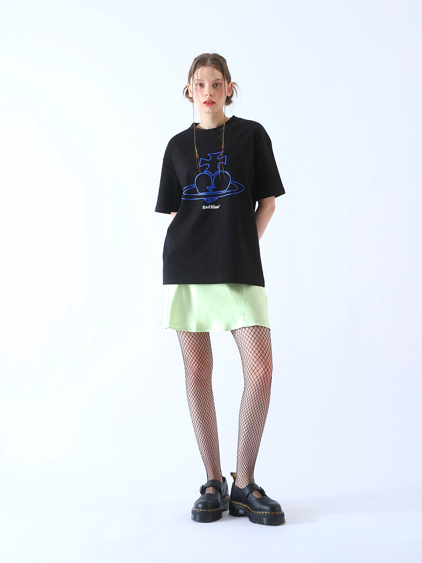 [BadBlue®] Broken Heart T-Shirt Black