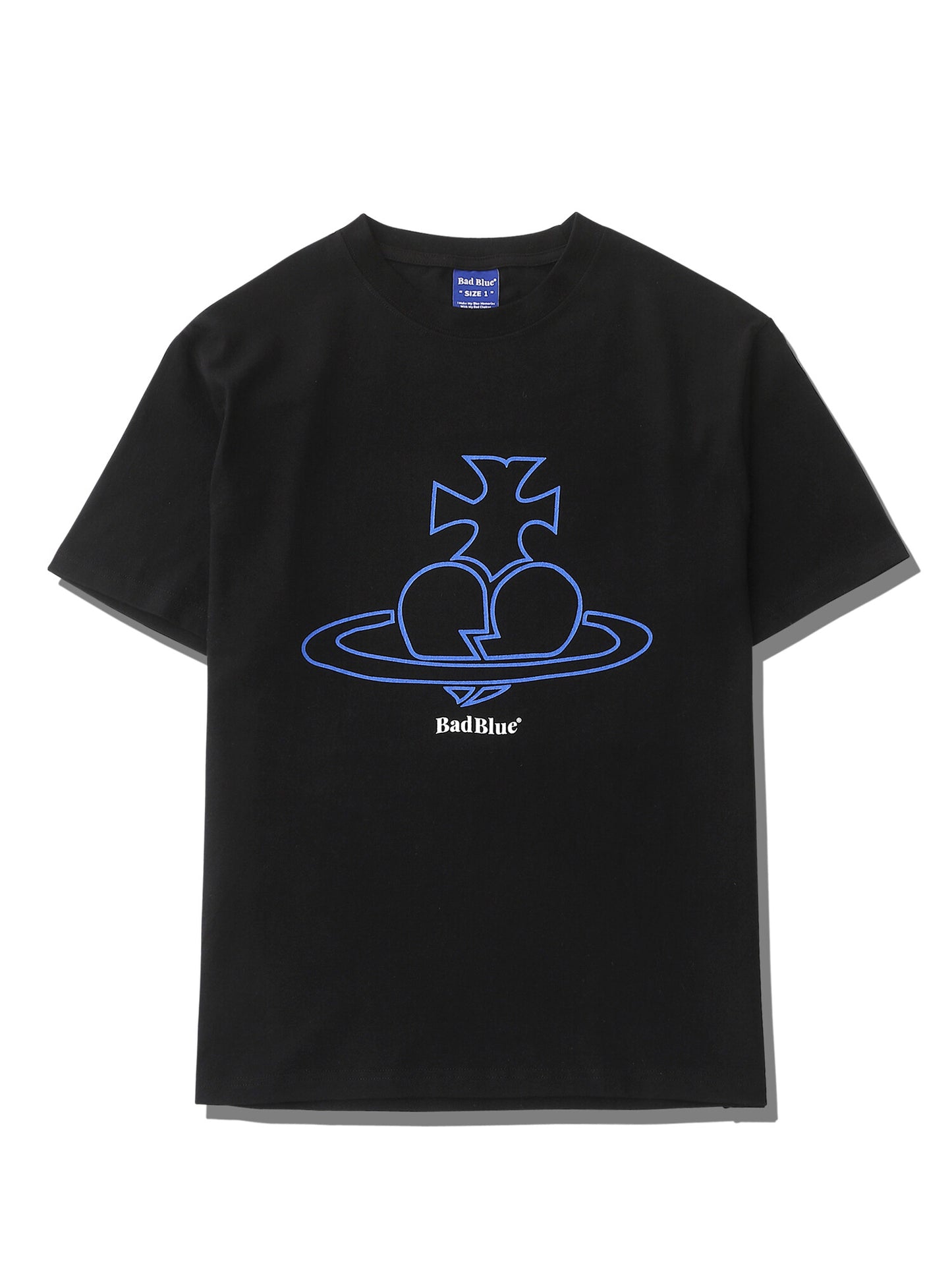 [BadBlue®] Broken Heart T-Shirt Black