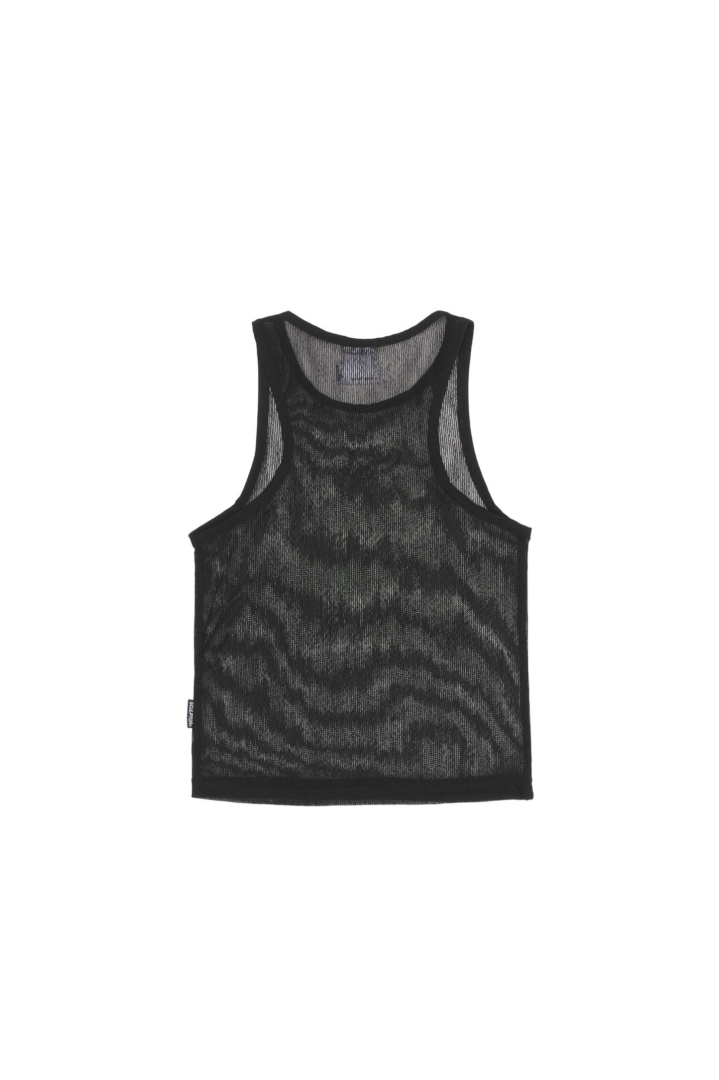 [SCULPTOR®] Symbol Logo Mesh Sleeveless Top (2 color)