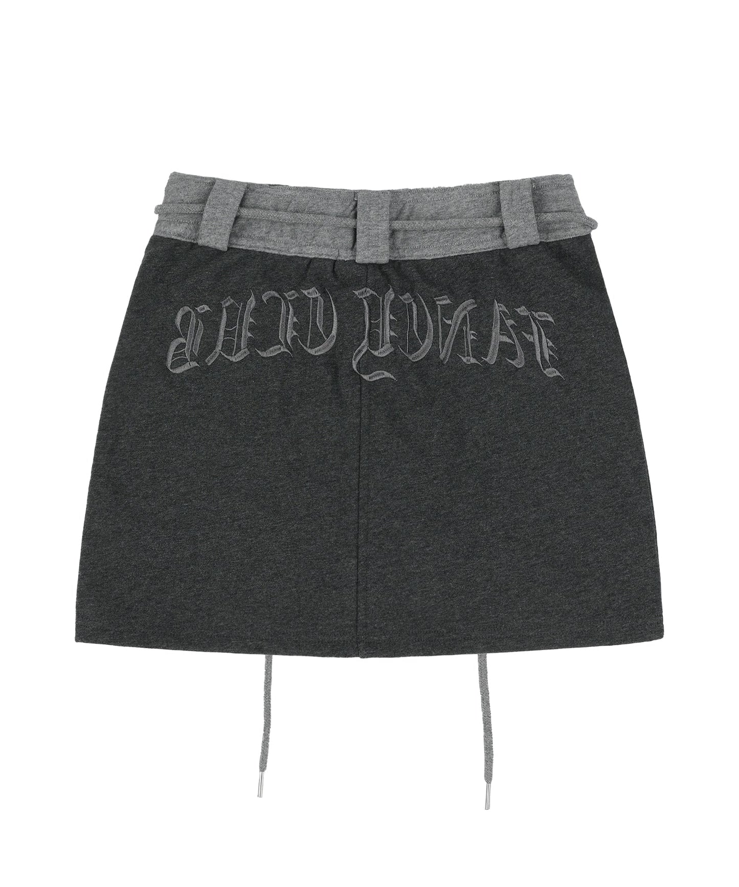 [𝐅𝐚𝐧𝐜𝐲 𝐜𝐥𝐮𝐛©] LETTERING SWEAT PANTS SKIRT (2 color)