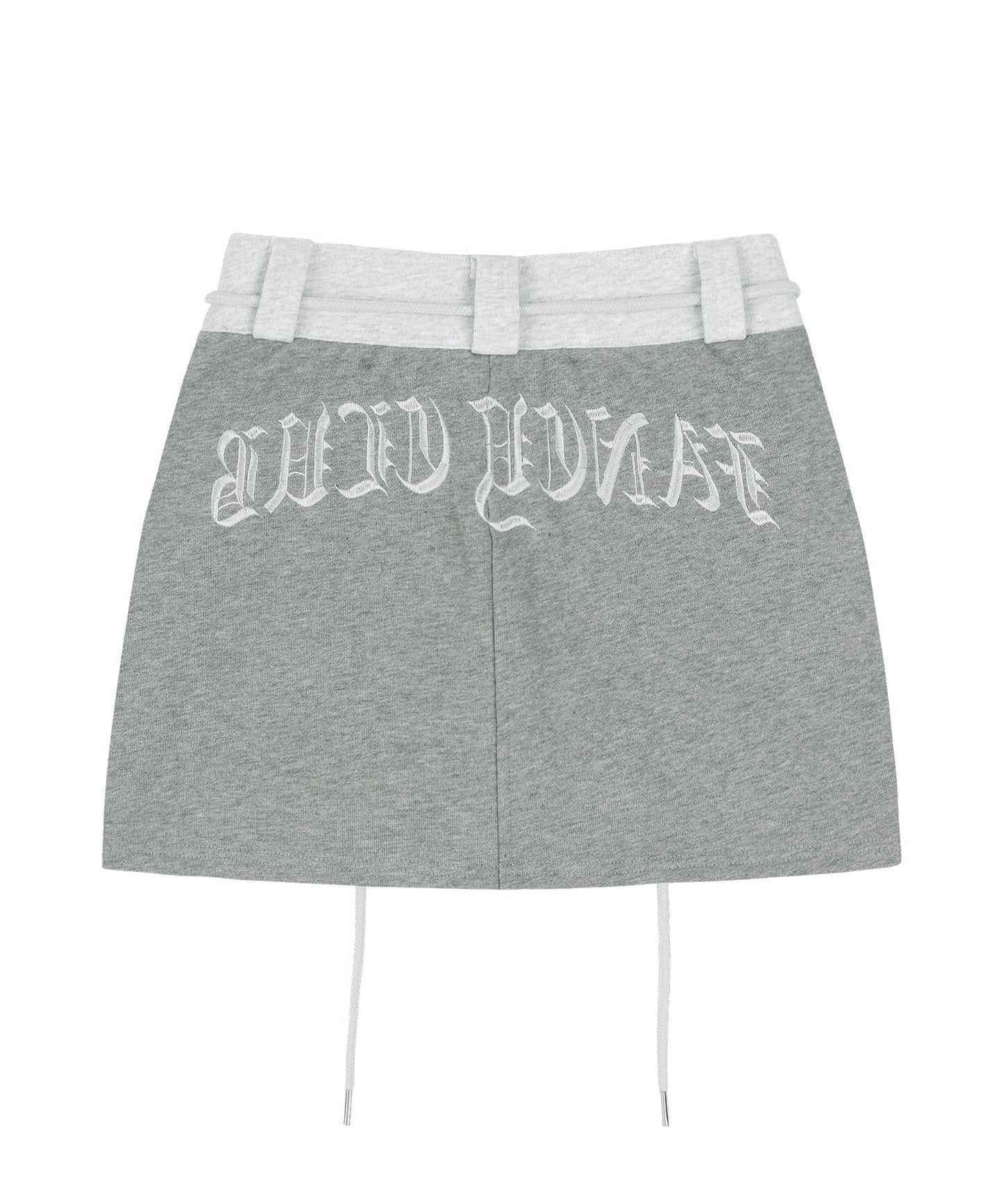 [𝐅𝐚𝐧𝐜𝐲 𝐜𝐥𝐮𝐛©] LETTERING SWEAT PANTS SKIRT (2 color)