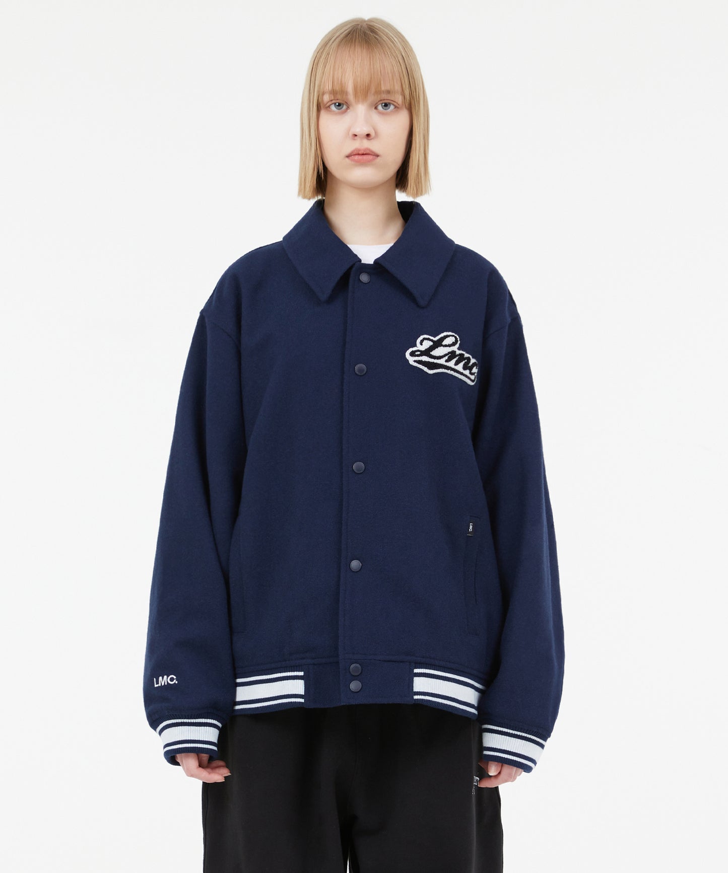 [LMC.] CLASSIC WOOL VARSITY JACKET