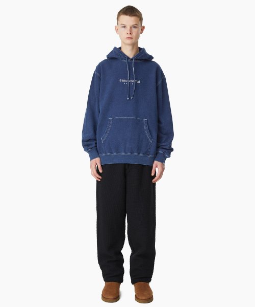 [thisisneverthat®] Indigo Dyed Hoodie (2 color)