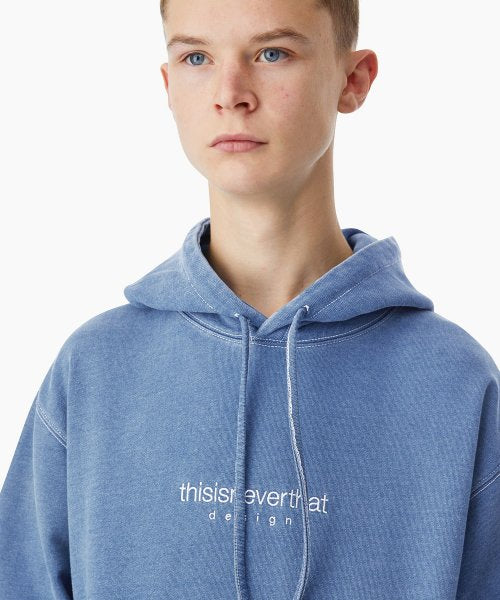 [thisisneverthat®] Indigo Dyed Hoodie (2 color)