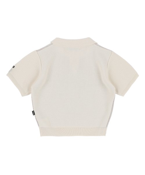 [𝐅𝐚𝐧𝐜𝐲 𝐜𝐥𝐮𝐛©] FANCY WAVE COLLAR KNIT TEE