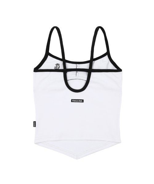 [𝐅𝐚𝐧𝐜𝐲 𝐜𝐥𝐮𝐛©] CRESCENT SLEEVELESS (2 color)