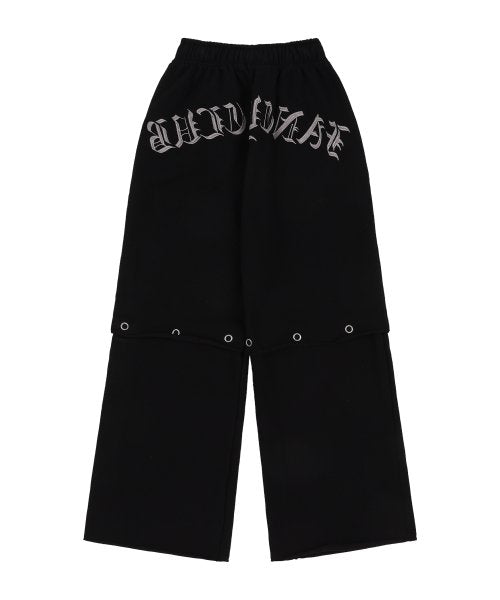 [𝐅𝐚𝐧𝐜𝐲 𝐜𝐥𝐮𝐛©] 2 WAY PUNCH LETTERING SWEATPANTS (2 color)