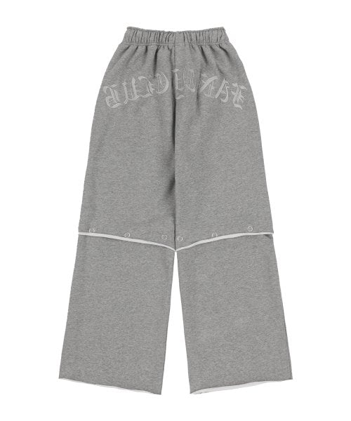 [𝐅𝐚𝐧𝐜𝐲 𝐜𝐥𝐮𝐛©] 2 WAY PUNCH LETTERING SWEATPANTS (2 color)