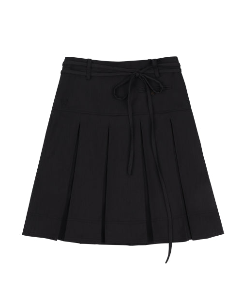 [𝐅𝐚𝐧𝐜𝐲 𝐜𝐥𝐮𝐛©] FORMAL BUTTON PLEATED MIDI SKIRT (3 color)