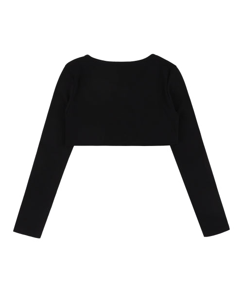 [𝐅𝐚𝐧𝐜𝐲 𝐜𝐥𝐮𝐛©] SLOPE BOLERO CARDIGAN (3 color)