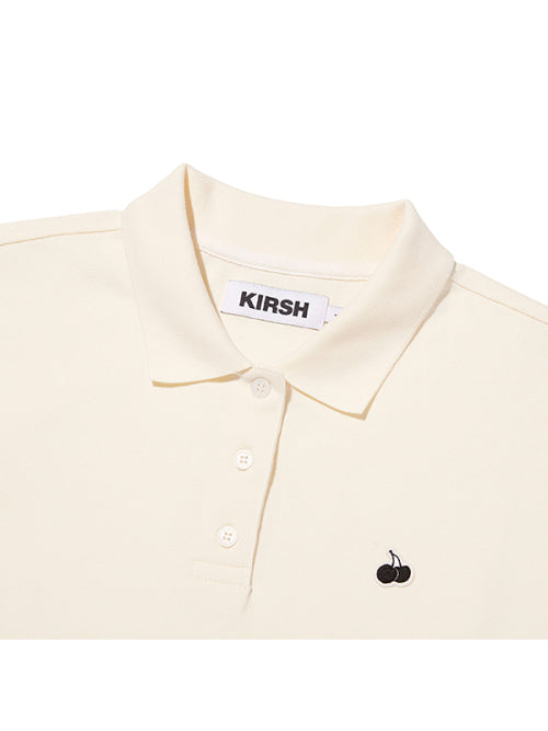 [KIRSH®] MONO CHERRY CROP PIQUE (4 color)