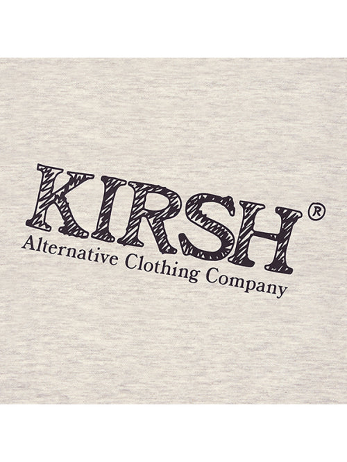 [KIRSH®] UNI HAND DRAWING LOGO WORDING T-SHIRT (2 color)