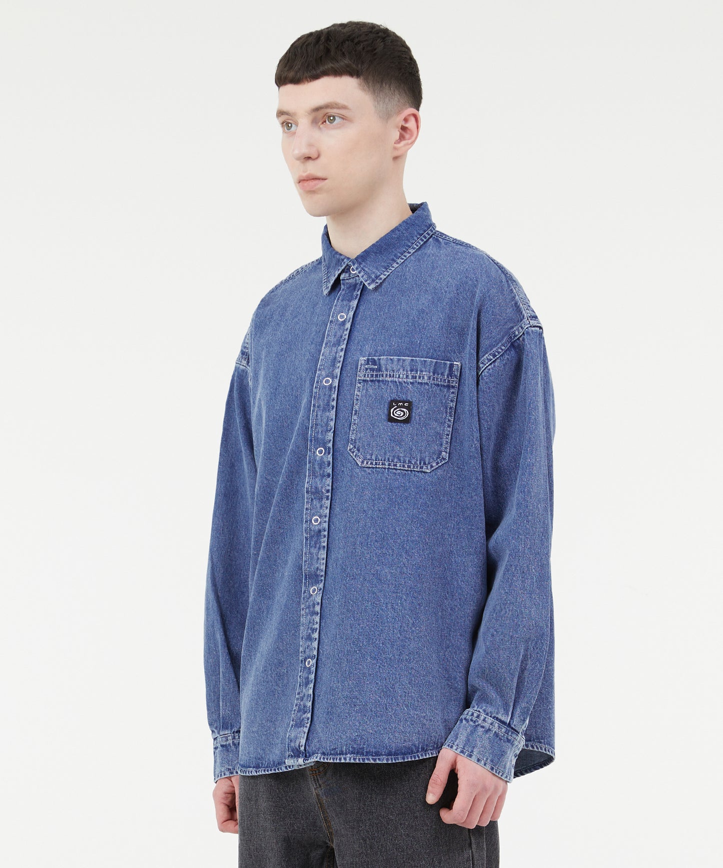 [LMC.] OVERSIZED DENIM SHIRT