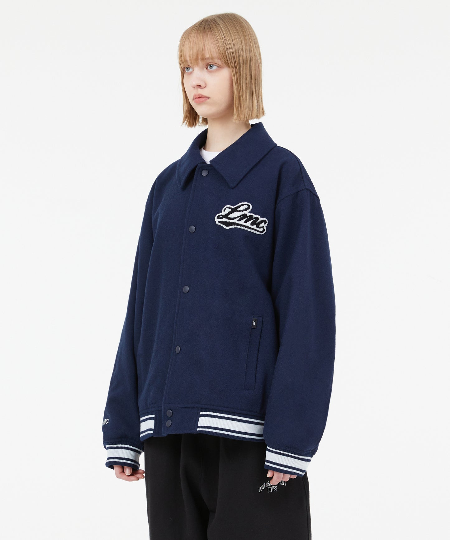 [LMC.] CLASSIC WOOL VARSITY JACKET