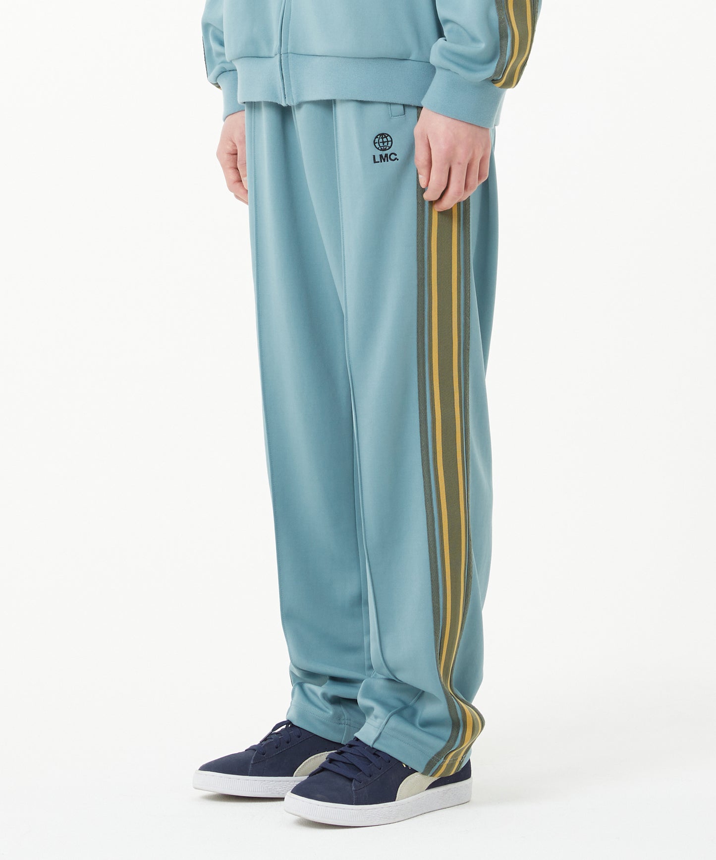 [LMC.] SIDE STRIPED JERSEY TRACK PANTS (2 color)