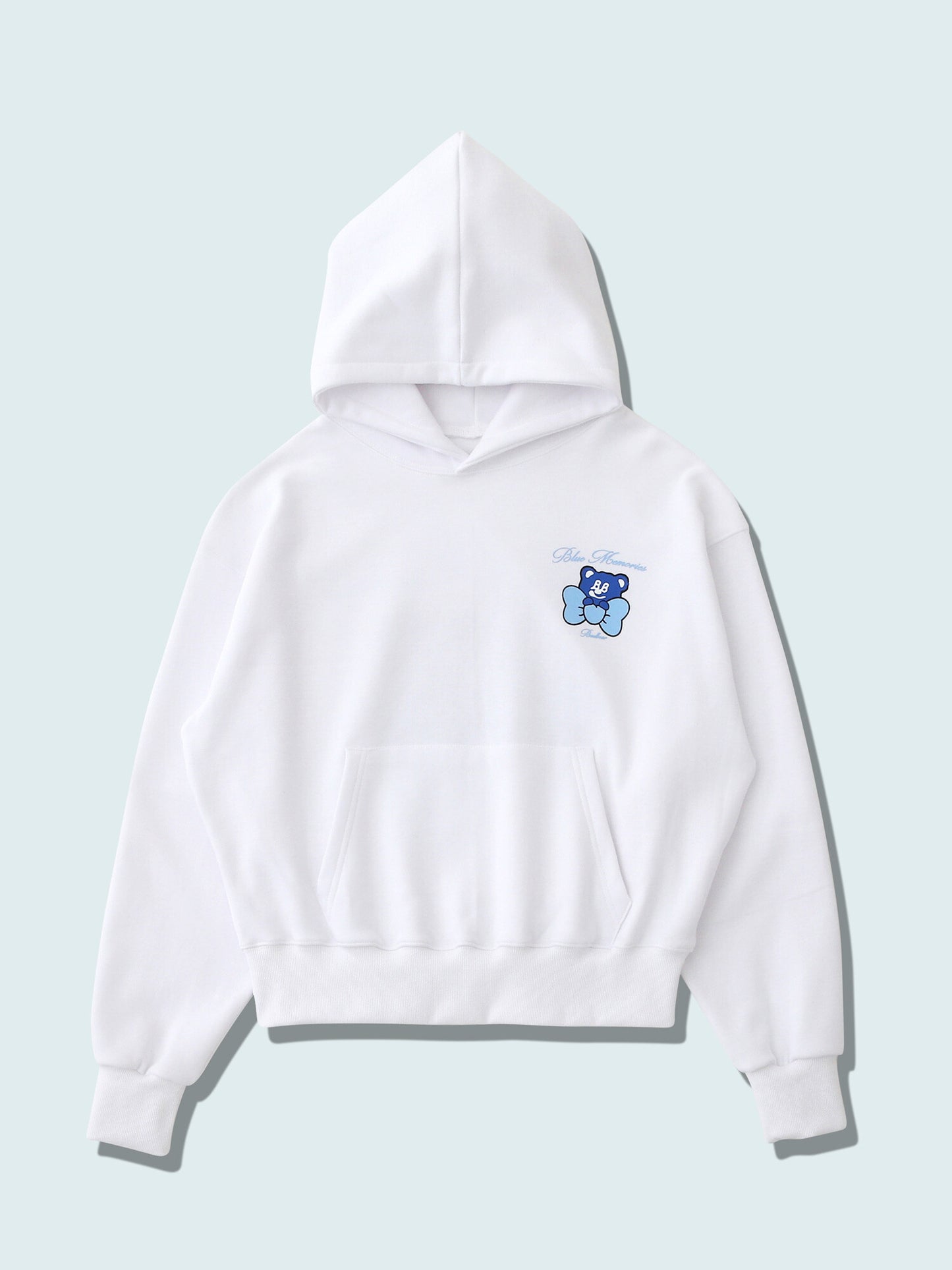 [BadBlue®] Ribbon BadBear Crop Hoodie