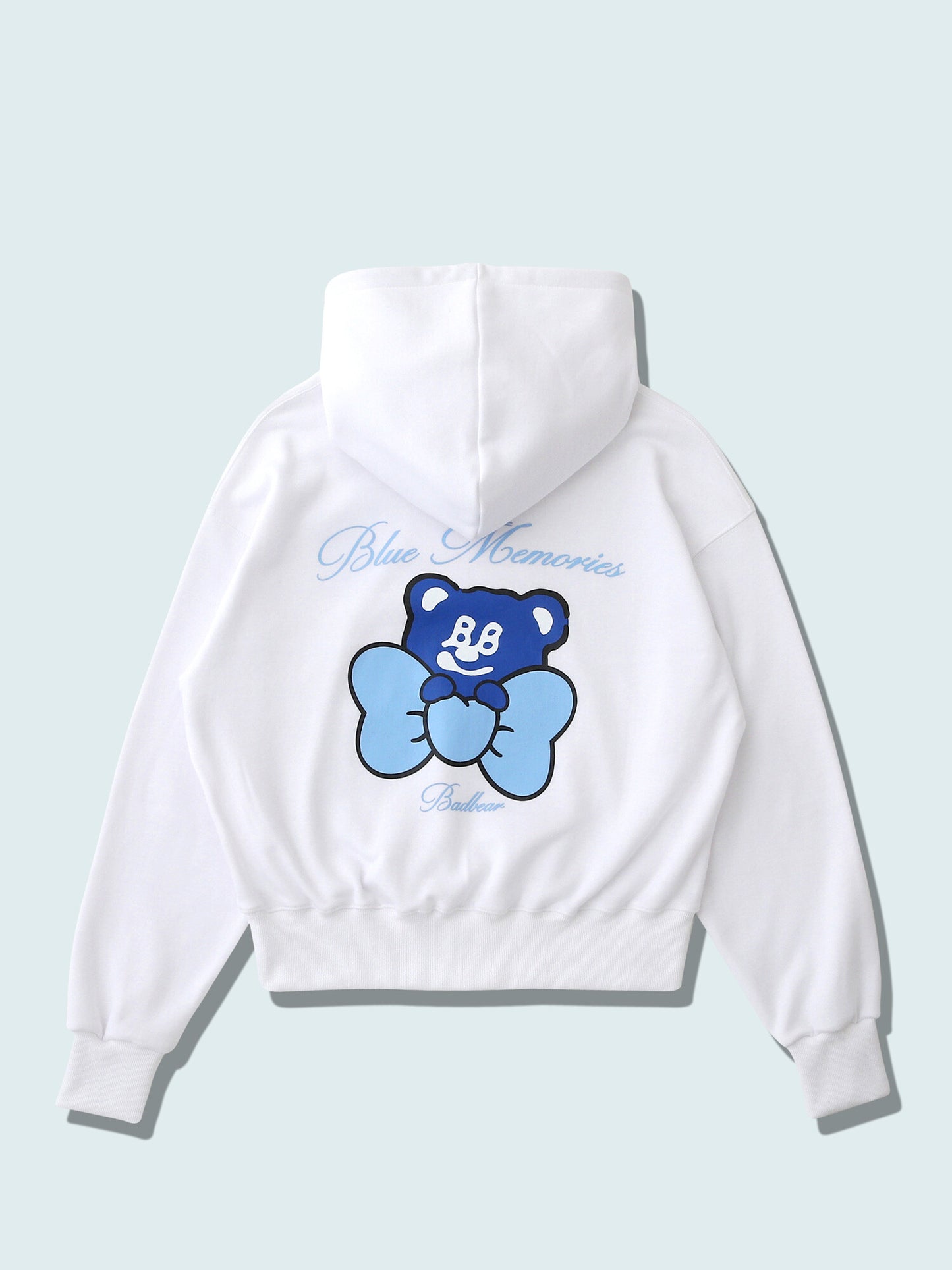 [BadBlue®] Ribbon BadBear Crop Hoodie