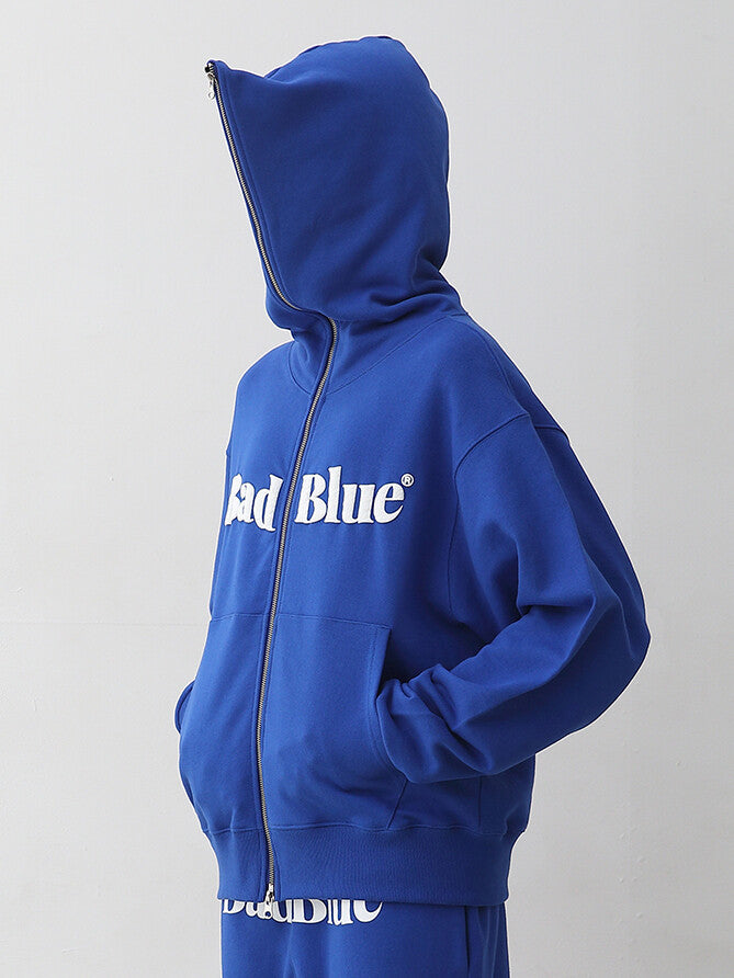 [BadBlue®] Logo Pull Zip Hoodie (2 color)