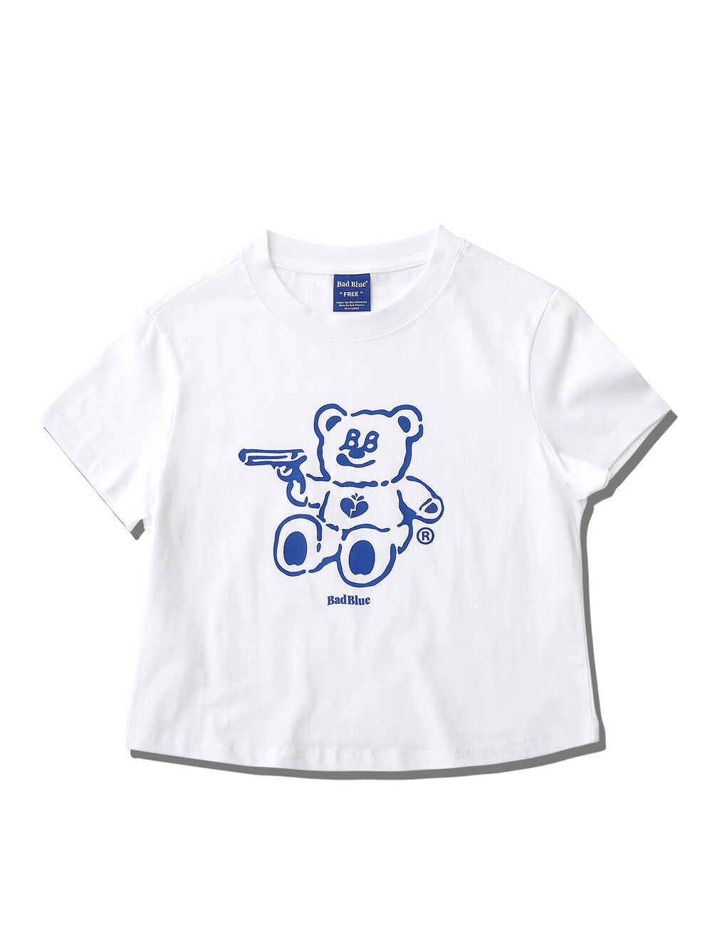 [BadBlue®] BadBear Crop Tee (2 color)