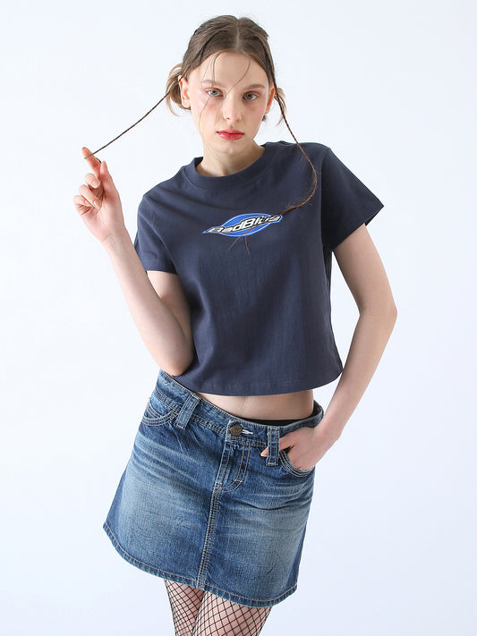 [BadBlue®] Circle Crop Tee