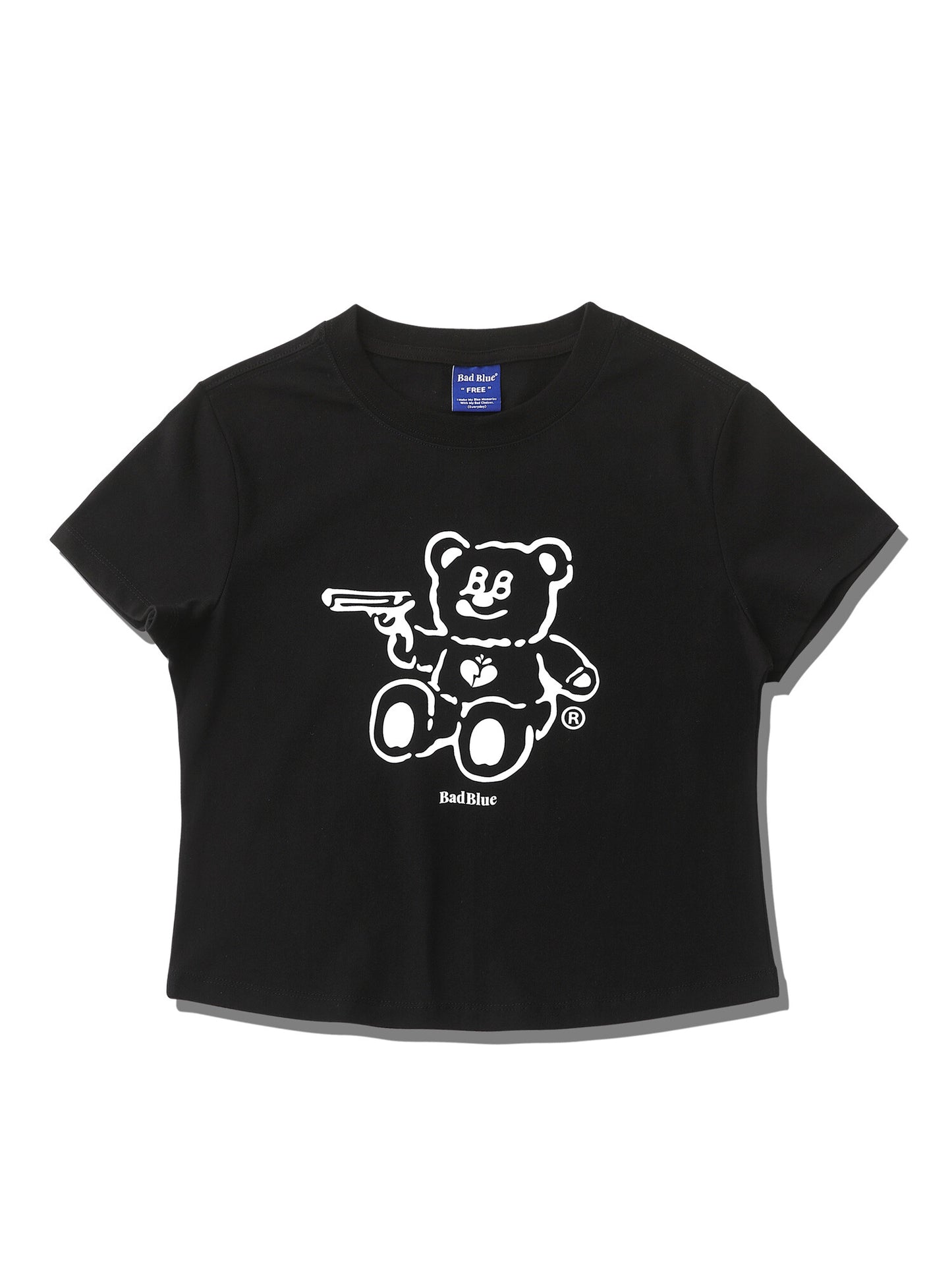 [BadBlue®] BadBear Crop Tee (2 color)