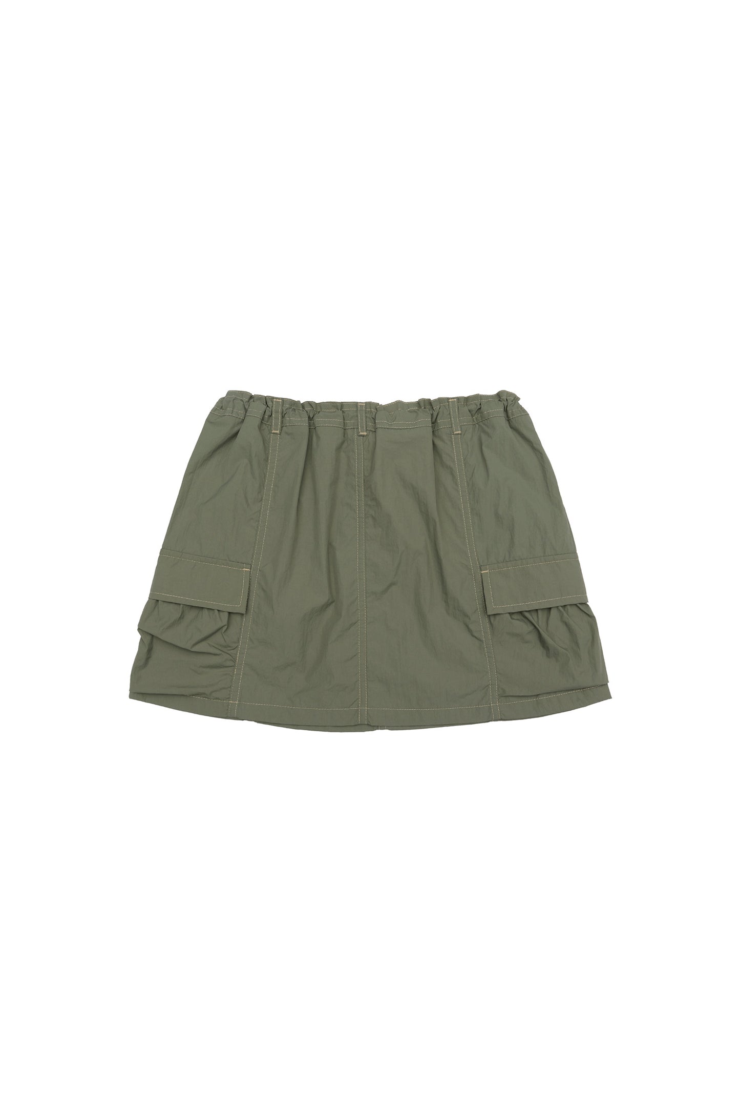 [SCULPTOR®] Parachute Mini Skirt Beige (2 color)