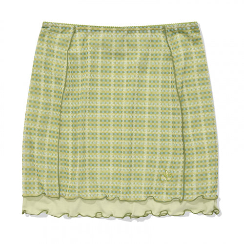 [KIRSH®] CHERRY PATTERN MESH MINI SKIRT (2 color)