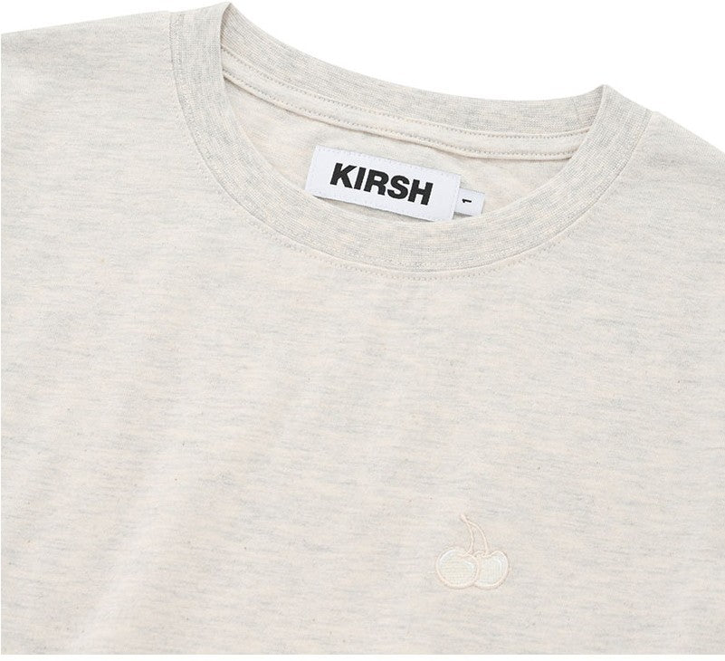 [KIRSH®] SMALL CHERRY CROP TEE SHIRT